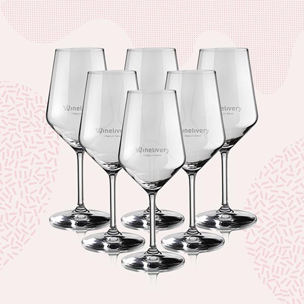 Calici personalizzati Winelivery - Set da 6