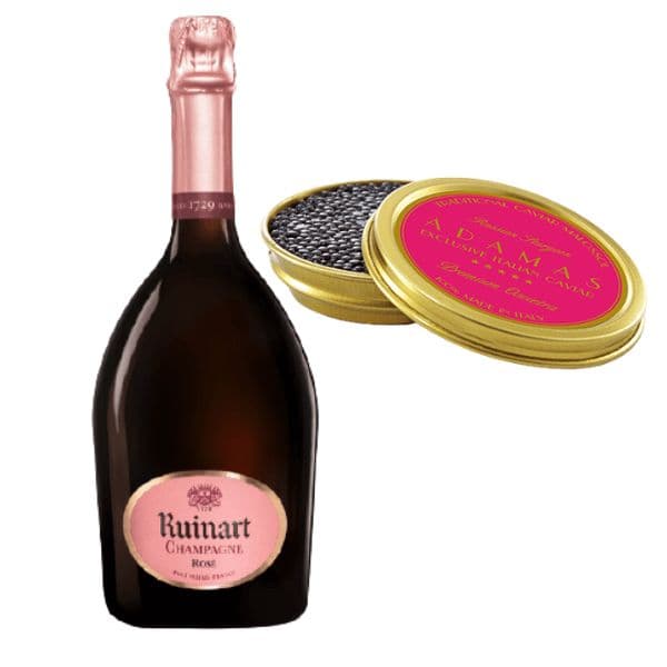 Kit Natalizio - Champagne AOC Rosé Brut e Caviale Oscietra (10 g)