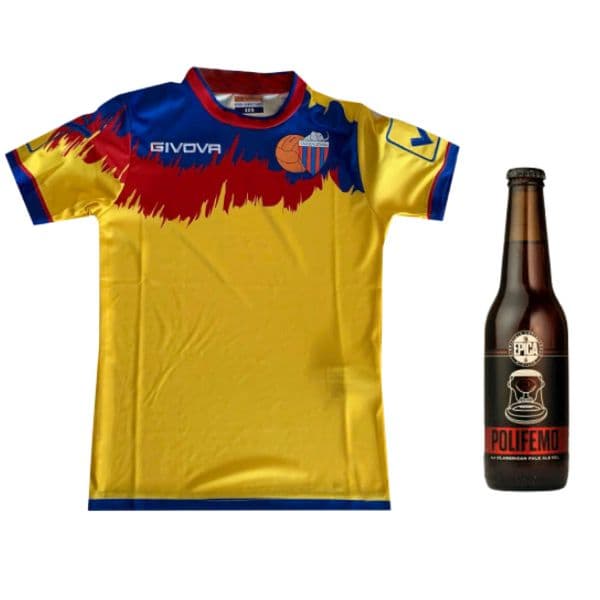 Kit Calcio Catania - Terza Maglia e Polifemo American Pale Ale (33 cl) 