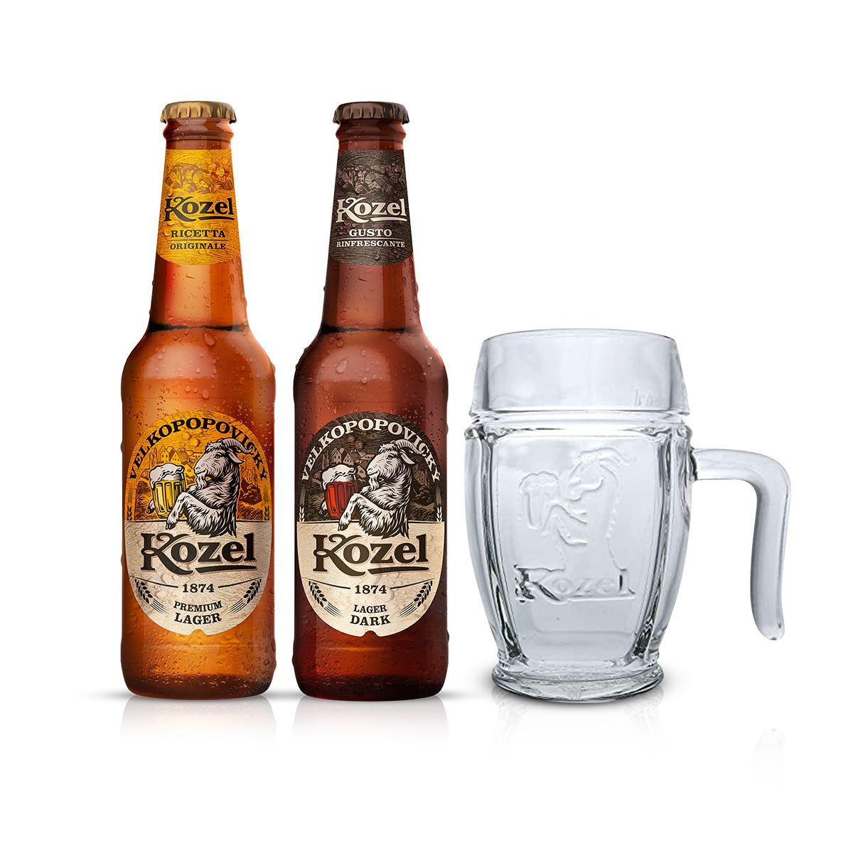 Kit Kozel Dark e PremiumLager con Boccale Omaggio