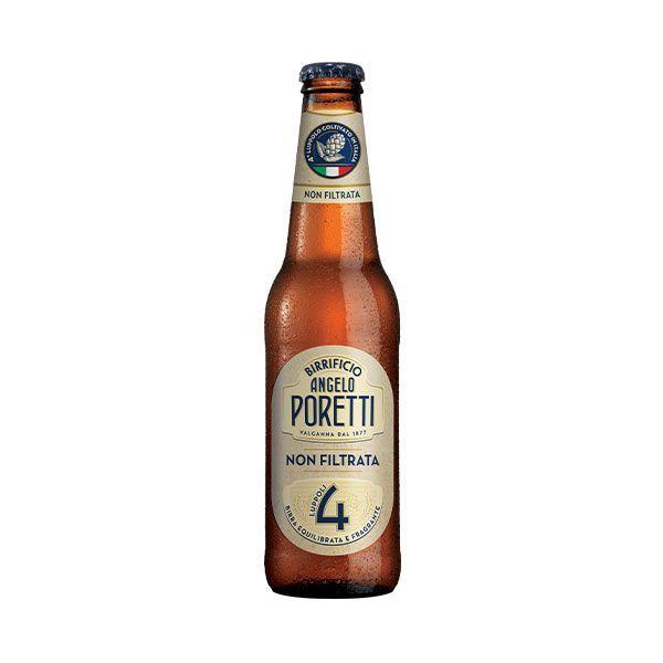 Poretti 4 Luppoli Lager Non Filtrata (33 cl)