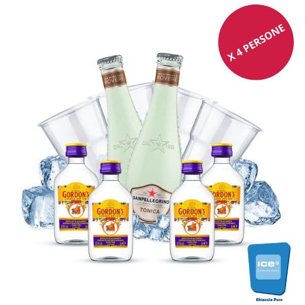 Gordon's - Gin Tonic Kit - per 4 persone