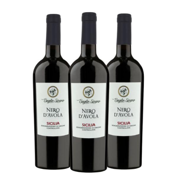 Box da 3 - Nero D'Avola Sicilia DOC 2022