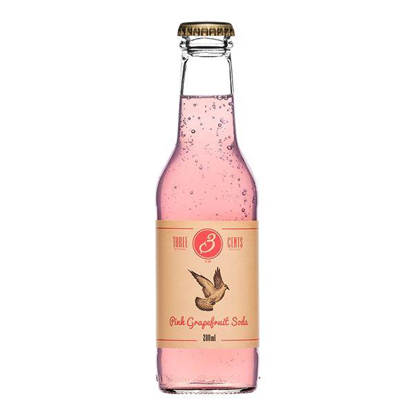 Three Cents Pink Grapefruit Soda (20 cl)