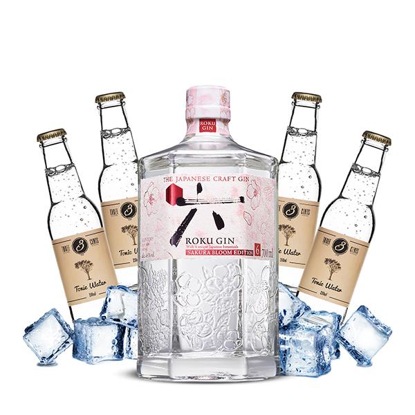 Roku Sakura Gin Tonic - Kit per 10 persone