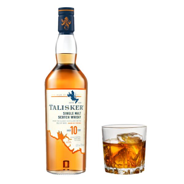 Talisker 10 Years Single Malt Scotch Whisky (4 cl) 