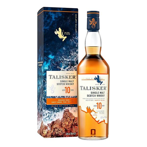 Talisker 10 Years Single Malt Scotch Whisky - Astucciato (70 cl) 
