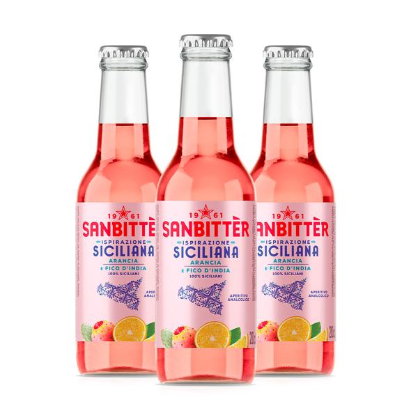 Sanbittèr Aperitivo Ispirazione Siciliana (20 cl) 3  pezzi