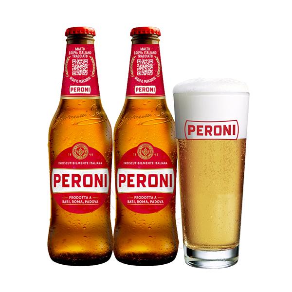 Kit Peroni (33 cl) con bicchiere in omaggio!