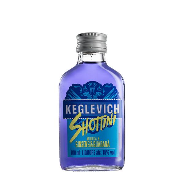 Keglevich Shottini - Liquore a base Vodka con Ginseng & Guaranà (10 cl)